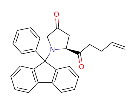 3-Pyrrolidinone, 5-(1-oxo-4-penten-1-yl)-1-(9-phenyl-9H-fluoren-9-yl)-,
(5S)-