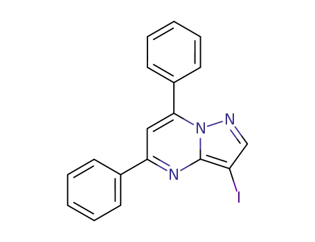 Pyrazolo[1,5-a]pyrimidine, 3-iodo-5,7-diphenyl-