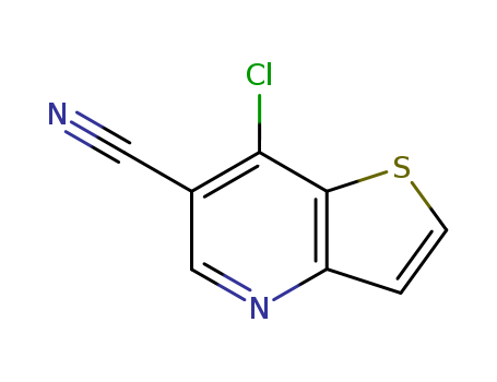 Thieno[3,2-b]pyridine-6-carbonitrile,7-chloro-