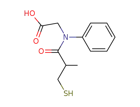 N-(2-Methyl-3-sulfanylpropanoyl)-N-phenylglycine