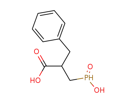 Molecular Structure of 865703-11-3 (2-benzyl-3-hydroxyphosphinoyl-propionic acid)