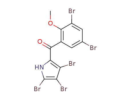 3,4,5-Tribrom-2-(3',5'-dibrom-2'-methoxybenzoyl)-1H-pyrrol