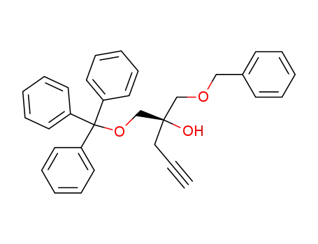 (R)-2-[(phenylmethoxy)methyl]-1-(triphenylmethoxy)pent-4-yn-2-ol