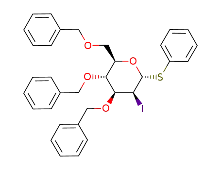 phenyl 3,4,6-tri-O-benzyl-2-deoxy-2-iodo-1-thio-α-D-mannopyranoside