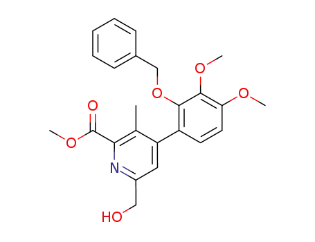 methyl 4-<3,4-dimethoxy-2-(phenylmethoxy)phenyl>-6-(hydroxymethyl)-3-methyl-2-pyridinecarboxylate