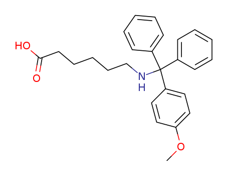 Hexanoic acid, 6-[[(4-methoxyphenyl)diphenylmethyl]amino]-