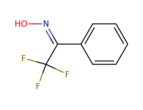 Molecular Structure of 67655-82-7 (Ethanone, 2,2,2-trifluoro-1-phenyl-, oxime, (Z)-)