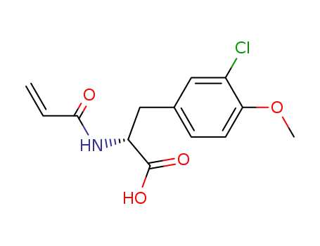 (2R)-2-(acryloylamino)-3-(3-chloro-4-methoxyphenyl)propanoic acid