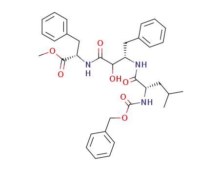 2(S)-[3(S)-(N-Cbz-L-leucylamino)-2(R,S)-hydroxy-4-phenylbutyryl-amino]-3-phenylpropionic acid methyl ester