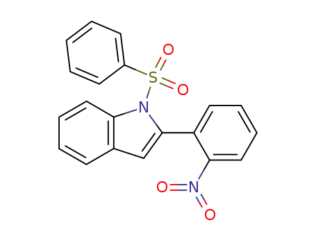 1-(Benzenesulfonyl)-2-(2-nitrophenyl)-1H-indole