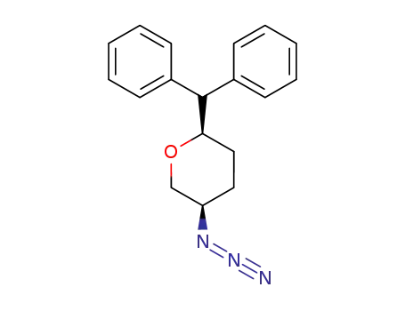 cis-(3R,6R)-3-azido-6-benzhydryl-tetrahydropyran