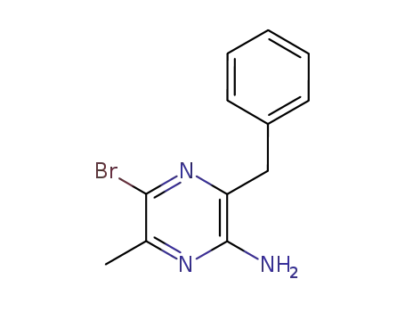 3-benzyl-5-bromo-6-methylpyrazin-2-amine