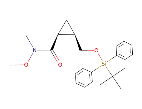 (1S,2R)-cis-2-(tert-butyldiphenylsilyloxymethyl)-N-methoxy-N-methyl-1-cyclopropanecarboxamide