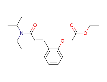 [2-((E)-2-Diisopropylcarbamoyl-vinyl)-phenoxy]-acetic acid ethyl ester