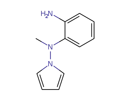 Molecular Structure of 87948-04-7 (N-methyl-N-(2-aminophenyl)-1H-pyrrol-1-ylamine)