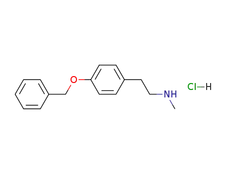 Molecular Structure of 24958-41-6 (O-Benzyl-N-methyltyramine hydrochloride)
