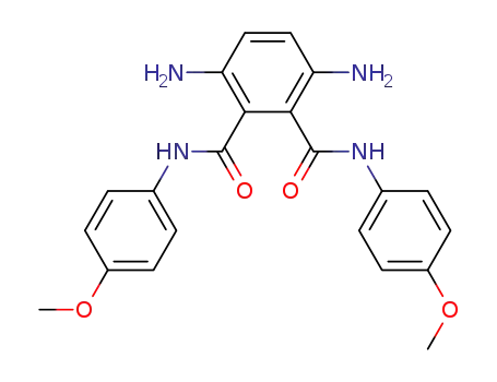 Molecular Structure of 914783-06-5 (3,6-diamino-N<sup>1</sup>,N<sup>2</sup>-bis(4-methoxyphenyl)benzene-1,2-diamide)