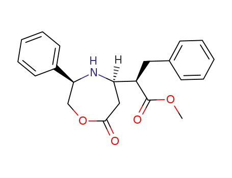 (R)-2-((3R,5R)-7-Oxo-3-phenyl-[1,4]oxazepan-5-yl)-3-phenyl-propionic acid methyl ester