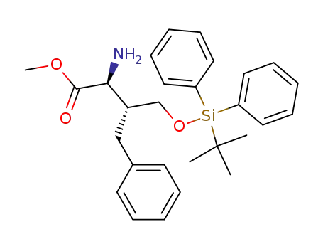 (2S,3R)-methyl 2-amino-3-benzyl-4-(tert-butyldiphenylsilyloxy)butanoate