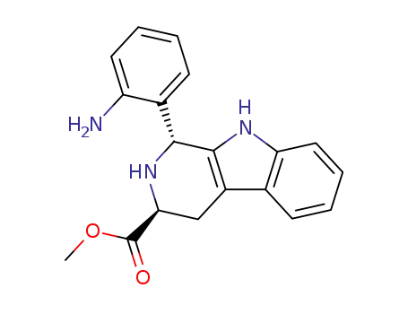 trans-(3-(methoxycarbonyl)-1,2,3,4-tetrahydro-9H-pyrido<3,4-b>indol-1-yl)(2-aminobenzene)