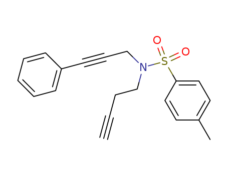 Benzenesulfonamide,  N-3-butyn-1-yl-4-methyl-N-(3-phenyl-2-propyn-1-yl)-