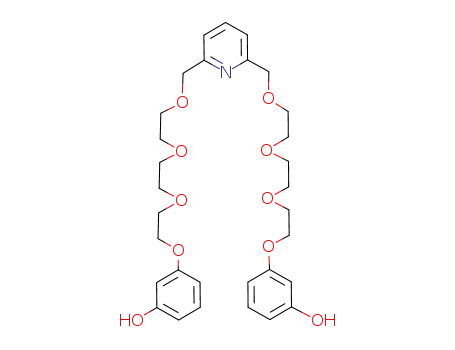 C<sub>5</sub>H<sub>3</sub>N(CH<sub>2</sub>O(CH<sub>2</sub>CH<sub>2</sub>O)3C<sub>6</sub>H<sub>4</sub>OH)2