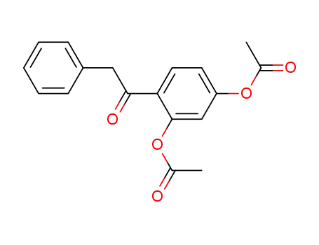 Molecular Structure of 22665-91-4 (Ethanone, 1-[2,4-bis(acetyloxy)phenyl]-2-phenyl-)