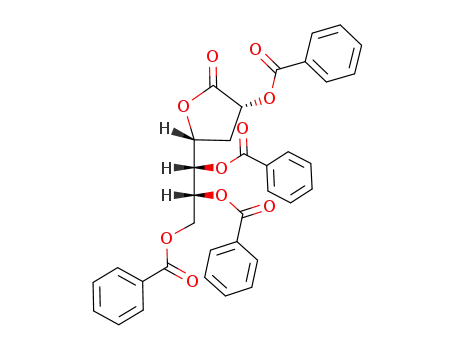 2,5,6,7-tetra-O-benzoyl-3-deoxy-D-gluco-heptono-1,4-lactone