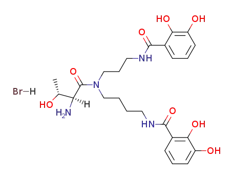 N<sup>1</sup>,N<sup>8</sup>-bis(2,3-dihydroxybenzoyl)-M<sup>4</sup>-(L-threonyl)spermidine hydrobromide