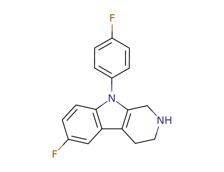 6-Fluor-9-(4-fluorphenyl)-2,3,4,9-tetrahydro-1H-pyrido<3,4-b>indol