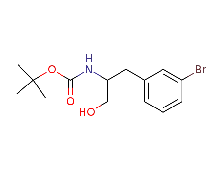 rac-(2-(3-bromophenyl)-1-hydroxymethylethyl)carbamic acid tert-butyl ester
