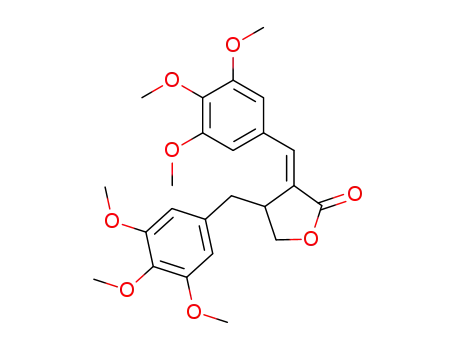 (E)-α-(3,4,5-trimethoxybenzylidene)-β-(3,4,5-trimethoxybenzyl)-γ-butyrolactone