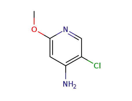 Molecular Structure of 719305-30-3 (4-Amino-5-chloro-2-methoxypyridine)