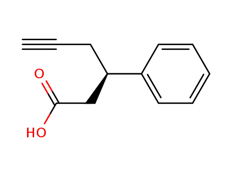 (3R)-3-phenyl-5-hexynoic acid