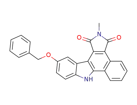 2-methyl-5-(benzyloxy)benzo[a]pyrrolo[3,4-c]carbazole-1,3(2H,8H)-dione