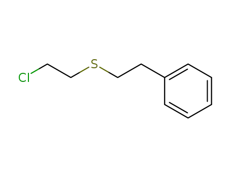 Benzene, [2-[(2-chloroethyl)thio]ethyl]-