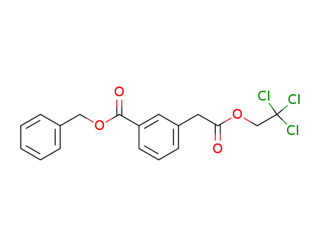 2,2,2-trichloroethyl-<benzyloxycarbonyl>phenyl acetate