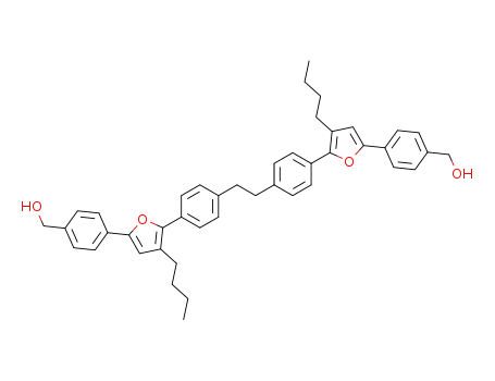 (4-{4-butyl-5-[4-(2-{4-[3-butyl-5-(4-hydroxymethyl-phenyl)-furan-2-yl]-phenyl}-ethyl)-phenyl]-furan-2-yl}-phenyl)-methanol