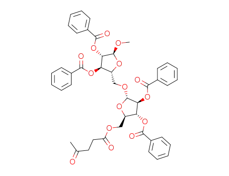 methyl (2,3-di-O-benzoyl-5-O-levulinyl-α-D-arabinofuranosyl)-(1->5)-2,3-di-O-benzoyl-α-D-arabinofuranoside