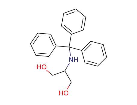 Molecular Structure of 24070-19-7 (2-(tritylamino)propane-1,3-diol)