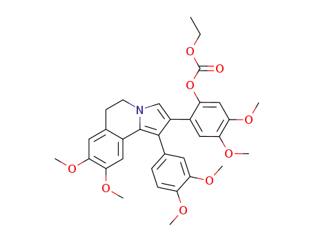 2-[1-(3,4-dimethoxyphenyl)-8,9-dimethoxy-5,6-dihydropyrrolo[2,1-a]isoquinolin-2-yl]-4,5-dimethoxyphenyl ethyl carbonate