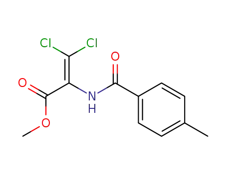 2-Propenoic acid, 3,3-dichloro-2-[(4-methylbenzoyl)amino]-, methyl
ester