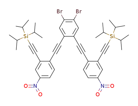 Silane,
[(4,5-dibromo-1,2-phenylene)bis[2,1-ethynediyl(5-nitro-2,1-phenylene)-
2,1-ethynediyl]]bis[tris(1-methylethyl)-