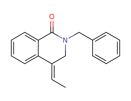 N-benzyl-1,2,3,4-tetrahydro-4-ethylidine isoquinolin-1-one