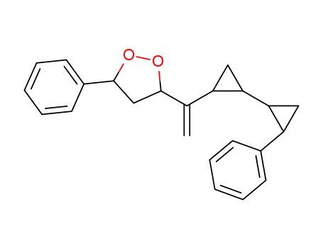3-Phenyl-5-[1-(2'-phenyl-bicyclopropyl-2-yl)-vinyl]-[1,2]dioxolane