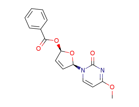 Benzoic acid (2R,5R)-5-(4-methoxy-2-oxo-2H-pyrimidin-1-yl)-2,5-dihydro-furan-2-yl ester