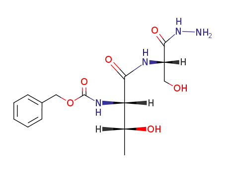 Molecular Structure of 2488-25-7 (benzyl {1-[(1-hydrazinyl-3-hydroxy-1-oxopropan-2-yl)amino]-3-hydroxy-1-oxobutan-2-yl}carbamate (non-preferred name))