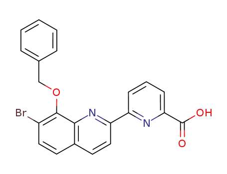 6-[8-(Benzyloxy)-7-bromoquinolin-2-yl]pyridine-2-carboxylic acid