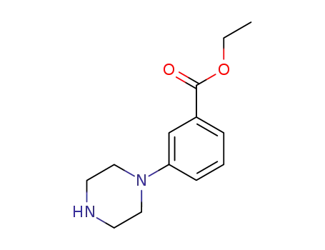 Molecular Structure of 202262-40-6 (Ethyl 3-piperazin-1-yl-benzoate)