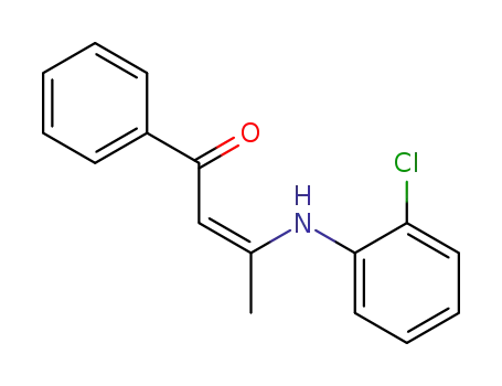 (E)-3-(2-chloroanilino)-1-phenylbut-2-en-1-one